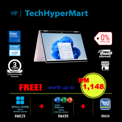 HP OmniBook 5 Flip 2-in-1 14-fp0149TU-1-W11P-EPP 14" Laptop/ Notebook (Core 5 120U, 16GB, 1TB, Intel, W11P, Off Home 2024 + Off 365 Basic, Touch)