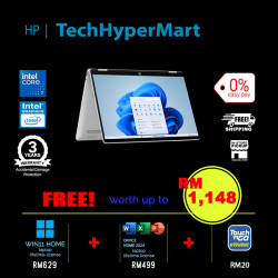 HP OmniBook 5 Flip 2-in-1 14-fp0152TU-1-W11-EPP 14" Laptop/ Notebook (Core 7 150U, 16GB, 1TB, Intel, W11H, Off Home 2024 + Off 365 Basic, Touch)