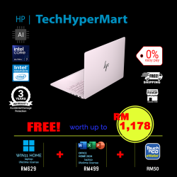 HP OmniBook 7 NGAI 14-hg0055TU-2-W11-EPP 14" Laptop/ Notebook (Ultra 7 356H, 32GB, 2TB, Intel, W11H, Off Home 2024 + Off 365 Basic, AI)