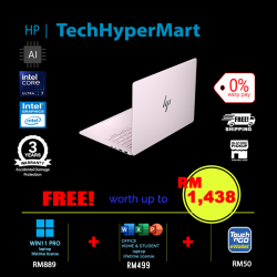HP OmniBook 7 NGAI 14-hg0055TU-2-W11P-EPP 14" Laptop/ Notebook (Ultra 7 356H, 32GB, 2TB, Intel, W11P, Off Home 2024 + Off 365 Basic, AI)