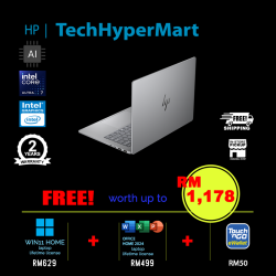 HP OmniBook 7 NGAI 14-hg0056TU 14" Laptop/ Notebook (Ultra 7 356H, 32GB, 1TB, Intel, W11H, Off Home 2024 + Off 365 Basic, AI)