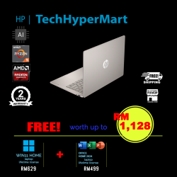 HP OmniBook 5 14-hn0016AU 14" Laptop/ Notebook (Ryzen 5 230, 16GB, 512GB, AMD Radeon, W11H, Off Home 2024 + Off 365 Basic, Touch, AI)
