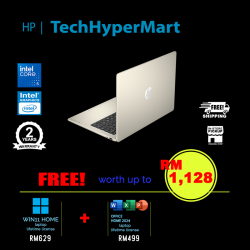 HP OmniBook 3 14-hu0084TU 14" Laptop/ Notebook (Core 5 120U, 8GB, 512GB, Intel, W11H, Off Home 2024 + Off 365 Basic)