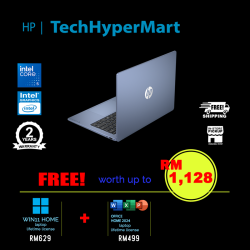 HP OmniBook 3 14-hu0085TU 14" Laptop/ Notebook (Core 5 120U, 8GB, 512GB, Intel, W11H, Off Home 2024 + Off 365 Basic)