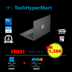 HP OmniBook 3 14-hu0086TU-W11P 14" Laptop/ Notebook (Core 5 120U, 8GB, 512GB, Intel, W11P, Off Home 2024 + Off 365 Basic)