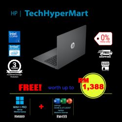 HP OmniBook 3 14-hu0086TU-1-W11P-EPP 14" Laptop/ Notebook (Core 5 120U, 8GB, 1TB, Intel, W11P, Off Home 2024 + Off 365 Basic)