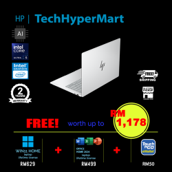 HP OmniBook X NGAI 14-ka0072TU 14" Laptop/ Notebook (Ultra 5 325, 16GB, 512GB, Intel, W11H, Off Home 2024 + Off 365 Basic, AI)