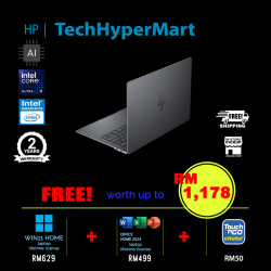 HP OmniBook Ultra NGAI 14-kd0012TU 14" Laptop/ Notebook (Ultra 9 386H, 32GB, 1TB, Intel, W11H, Off Home 2024 + Off 365 Basic, Touch, AI)