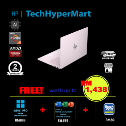 HP OmniBook 7 AI 14-kk0006AU-W11P 14" Laptop/ Notebook (Ryzen 5 240, 16GB, 512GB, AMD Radeon, W11P, Off Home 2024 + Off 365 Basic, AI)