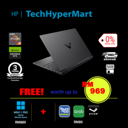 HP Victus 15-fb3720AX-40-1-W11P-EPP 15.6" Laptop/ Notebook (Ryzen 5 8645HS, 40GB, 1TB, NV RTX3050, W11P, 144Hz)
