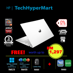 HP Pavilion 15-eh3018AU-1-W11-EPP 15.6" Laptop/ Notebook (Ryzen 5 7530U, 16GB, 1TB, AMD Radeon, W11H, Off H&S)