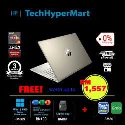 HP Pavilion 15-eh3019AU-32-1-W11P-EPP 15.6" Laptop/ Notebook (Ryzen 5 7530U, 32GB, 1TB, AMD Radeon, W11P, Off H&S)