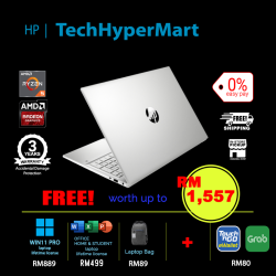 HP Pavilion 15-eh3021AU-1-W11P-EPP 15.6" Laptop/ Notebook (Ryzen 5 7530U, 16GB, 1TB, AMD Radeon, W11P, Off H&S)