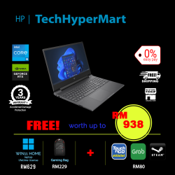 HP Victus 15-fa1121TX-16-1-W11-EPP 15.6" Laptop/ Notebook (i5-12450H, 16GB, 1TB, NV RTX2050, W11H, 144Hz)