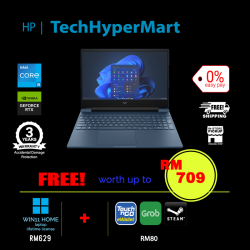 HP Victus 15-fa1231TX-1-W11-EPP 15.6" Laptop/ Notebook (i5-12450H, 8GB, 1TB, NV RTX4050, W11H, 144Hz)