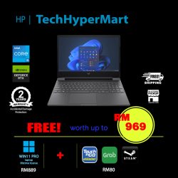 HP Victus 15-fa1232TX-32-W11P 15.6" Laptop/ Notebook (i5-12450H, 32GB, 512GB, NV RTX4050, W11P, 144Hz)