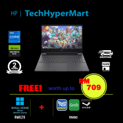 HP Victus 15-fa2132TX 15.6" Laptop/ Notebook (i7-13620H, 16GB, 512GB, NV RTX4060, W11H, 144Hz)