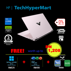 HP Victus 15-fa2320TX-1-W11-EPP 15.6" Laptop/ Notebook (i7-13620H, 16GB, 1TB, NV RTX5060, W11H, Off Home 2024 + Off 365 Basic, 144Hz)
