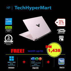 HP Victus 15-fa2607TX-1-W11P-EPP 15.6" Laptop/ Notebook (i5-13420H, 16GB, 1TB, NV RTX3050, W11P, Off Home 2024 + Off 365 Basic, 144Hz)