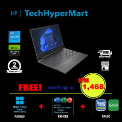 HP Victus 15-fa2724TX-20-W11P 15.6" Laptop/ Notebook (i5-13420H, 20GB, 512GB, NV RTX2050, W11P, Off Home 2024 + Off 365 Basic, 144Hz)