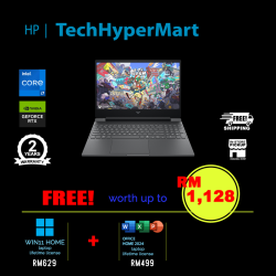 HP Victus 15-fa2743TX-24-W11 15.6" Laptop/ Notebook (i7-14650HX, 24GB, 512GB, NV RTX4050, W11H, Off Home 2024 + Off 365 Basic, 144Hz)