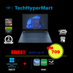 HP Victus 15-fb1047AX-32-W11 15.6" Laptop/ Notebook (Ryzen 5 7535HS, 32GB, 512GB, NV RTX2050, W11H, 144Hz)