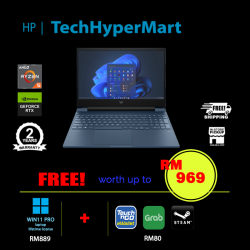 HP Victus 15-fb1047AX-32-W11P 15.6" Laptop/ Notebook (Ryzen 5 7535HS, 32GB, 512GB, NV RTX2050, W11P, 144Hz)