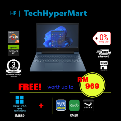 HP Victus 15-fb1047AX-32-1-W11P-EPP 15.6" Laptop/ Notebook (Ryzen 5 7535HS, 32GB, 1TB, NV RTX2050, W11P, 144Hz)