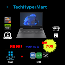 HP Victus 15-fb1048AX 15.6" Laptop/ Notebook (Ryzen 5 7535HS, 8GB, 512GB, NV RTX2050, W11H, 144Hz)