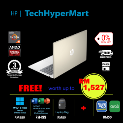 HP 15-fc0082AU-1-W11P-EPP 15.6" Laptop/ Notebook (Ryzen 5 7530U, 16GB, 1TB, AMD Radeon, W11P, Off H&S)