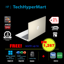 HP 15-fc0082AU-1-W11-EPP 15.6" Laptop/ Notebook (Ryzen 5 7530U, 16GB, 1TB, AMD Radeon, W11H, Off H&S)