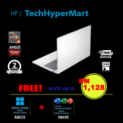 HP 15-fc0209AU 15.6" Laptop/ Notebook (Ryzen 5 7430U, 16GB, 512GB, AMD Radeon, W11H, Off H&S)