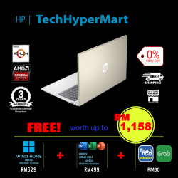HP 15-fc0420AU-1-W11-EPP 15.6" Laptop/ Notebook (Athlon Silver 7120U, 8GB, 1TB, AMD Radeon, W11H, Off Home 2024 + Off 365 Basic)