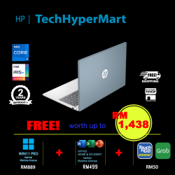HP 15-fd0055TU-W11P 15.6" Laptop/ Notebook (i7-1355U, 8GB, 512GB, Intel Iris Xe, W11P, Off H&S)