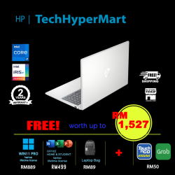 HP 15-fd0056TU-16-W11P 15.6" Laptop/ Notebook (i7-1355U, 16GB, 512GB, Intel Iris Xe, W11P, Off H&S)