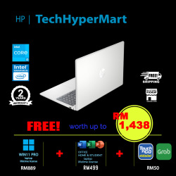 HP 15-fd0181TU-W11P 15.6" Laptop/ Notebook (i3-N305, 8GB, 512GB, Intel, W11P, Off H&S)