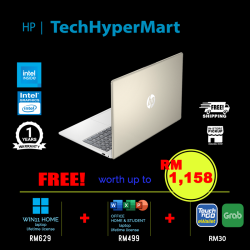 HP 15-fd0182TU 15.6" Laptop/ Notebook (N100, 8GB, 512GB, Intel, W11H, Off H&S)