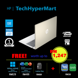 HP 15-fd0182TU-16-W11 15.6" Laptop/ Notebook (N100, 16GB, 512GB, Intel, W11H, Off H&S)