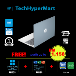 HP 15-fd0183TU-16-W11 15.6" Laptop/ Notebook (N100, 16GB, 512GB, Intel, W11H, Off H&S)