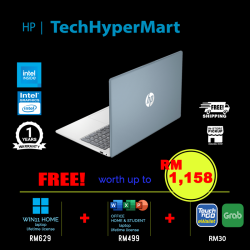 HP 15-fd0183TU 15.6" Laptop/ Notebook (N100, 8GB, 512GB, Intel, W11H, Off H&S)