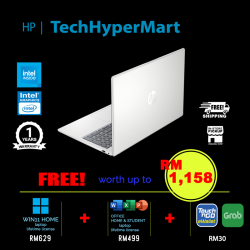 HP 15-fd0184TU 15.6" Laptop/ Notebook (N100, 8GB, 512GB, Intel, W11H, Off H&S)