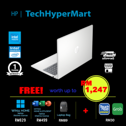 HP 15-fd0184TU-16-W11 15.6" Laptop/ Notebook (N100, 16GB, 512GB, Intel, W11H, Off H&S)