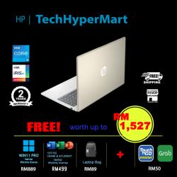 HP 15-fd0217TU-12-W11P 15.6" Laptop/ Notebook (i5-1334U, 12GB, 512GB, Intel Iris Xe, W11P, Off H&S)