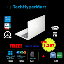 HP 15-fd0219TU-16-W11 15.6" Laptop/ Notebook (i5-1334U, 16GB, 512GB, Intel Iris Xe, W11H, Off H&S)