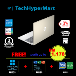 HP 15-fd0476TU-1-W11-EPP 15.6" Laptop/ Notebook (i5-1334U, 8GB, 1TB, Intel Iris Xe, W11H, Off Home 2024 + Off 365 Basic)
