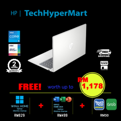 HP 15-fd0478TU-24-W11 15.6" Laptop/ Notebook (i5-1334U, 24GB, 512GB, Intel Iris Xe, W11H, Off Home 2024 + Off 365 Basic)