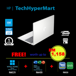 HP 15-fd0537TU 15.6" Laptop/ Notebook (N100, 8GB, 512GB, Intel, W11H, Off Home 2024 + Off 365 Basic)