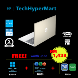 HP 15-fd0538TU-16-W11P 15.6" Laptop/ Notebook (i3-N305, 16GB, 512GB, Intel, W11P, Off Home 2024 + Off 365 Basic)