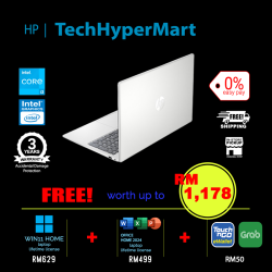 HP 15-fd0540TU-1-W11-EPP 15.6" Laptop/ Notebook (i3-N305, 8GB, 1TB, Intel, W11H, Off Home 2024 + Off 365 Basic)