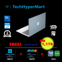 HP 15-fd1092TU 15.6" Laptop/ Notebook (Core 5 120U, 8GB, 512GB, Intel, W11H, Off H&S)